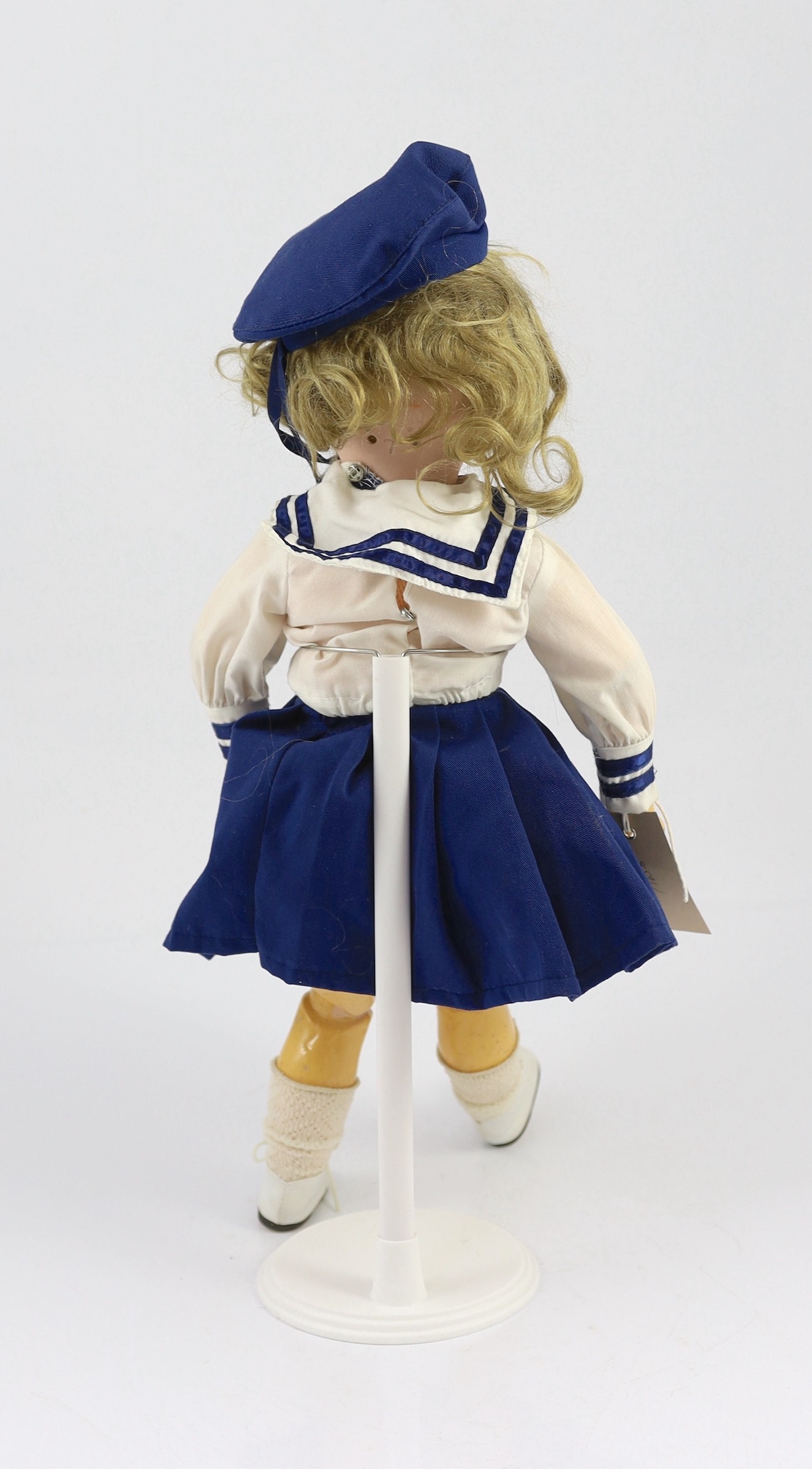 A Simon & Halbig 'Santa' bisque doll, German, circa 1898, 18in.